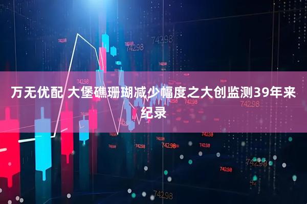 万无优配 大堡礁珊瑚减少幅度之大创监测39年来纪录