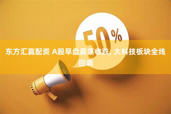 东方汇赢配资 A股早盘震荡收跌, 大科技板块全线回调