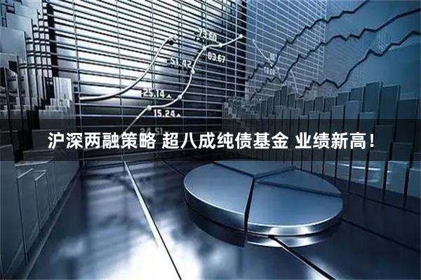 沪深两融策略 超八成纯债基金 业绩新高！