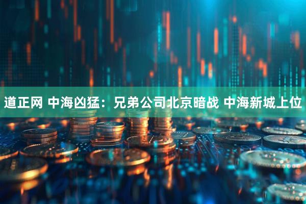 道正网 中海凶猛：兄弟公司北京暗战 中海新城上位